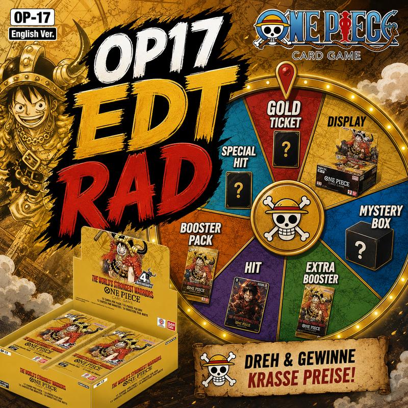 10x OP17 EN EDT BREAKDANCE MYSTERY One Piece Sammelkarten