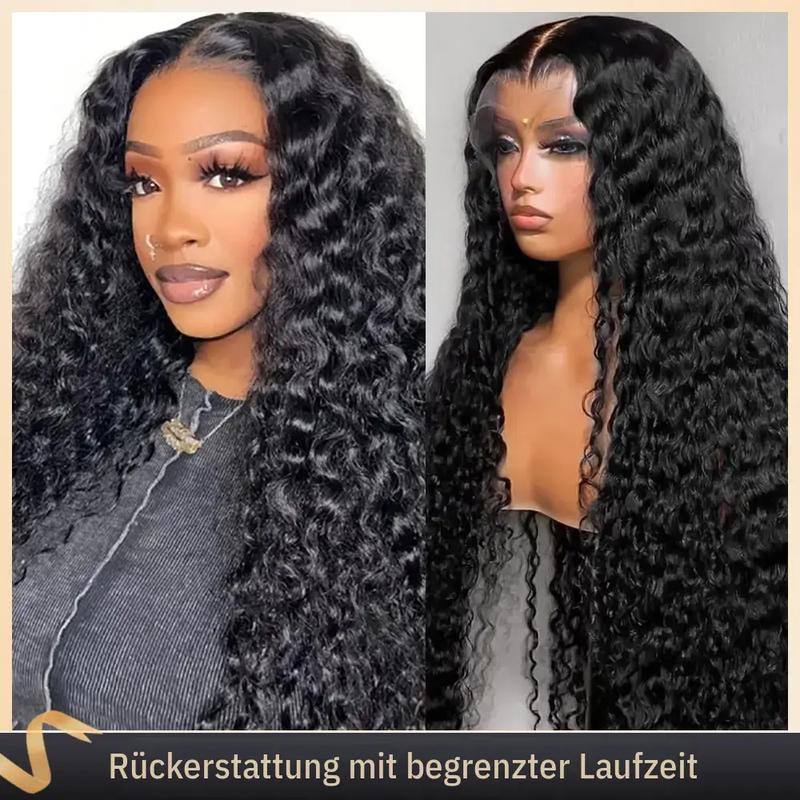 [28 Zoll 99 €] Idoli 13x6 tief sitzende Spitzenperücke, wellig, aus Echthaar, 180% Dichte, HD, ohne Kleber, Echthaarperücken