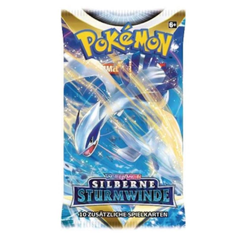 3x Pokemon Silberne Sturmwinde Booster DE