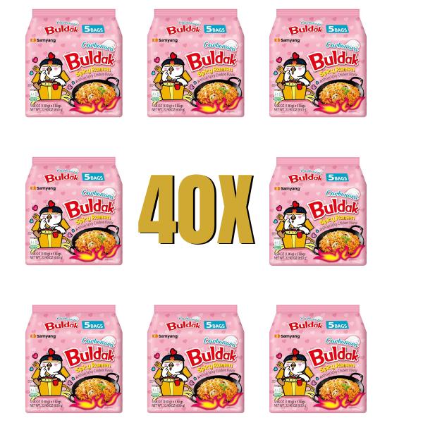 40x Buldak Ramen Carbonara I Buldak Nudeln