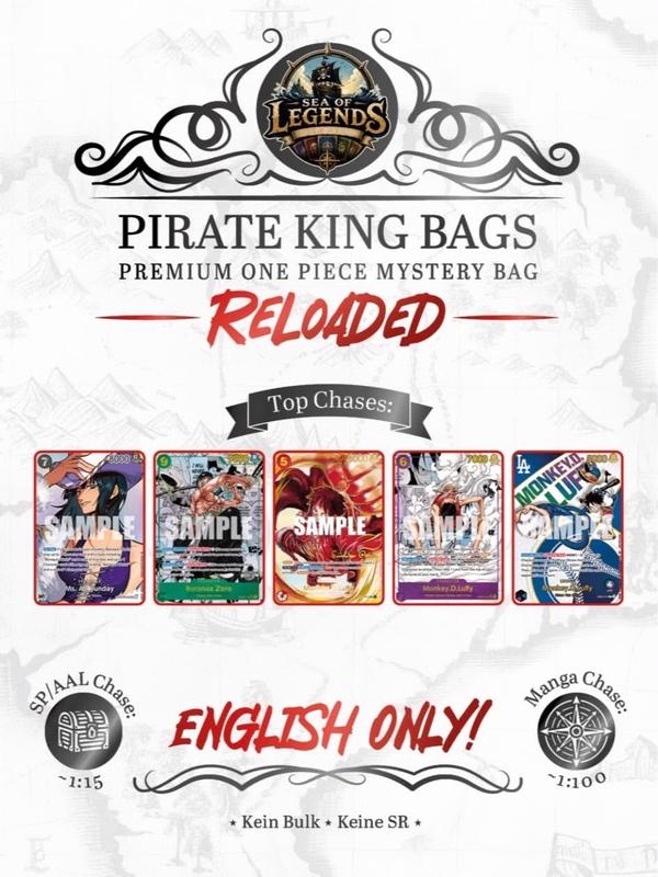 5 x Pirate King Bags - Reloaded English Only