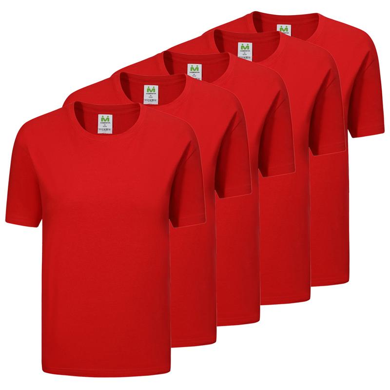 5er-Pack – Kurzarm-T-Shirt, 100 % Baumwolle, 5-TS150