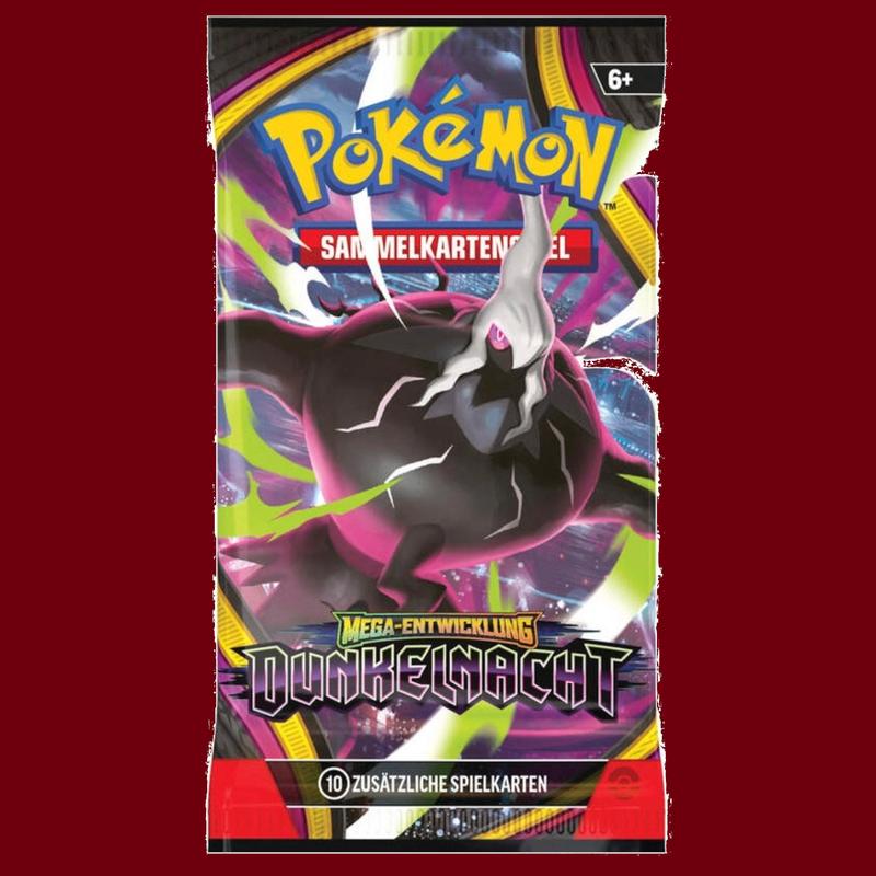 6x Pokemon Dunkelnacht Booster Packs DE
