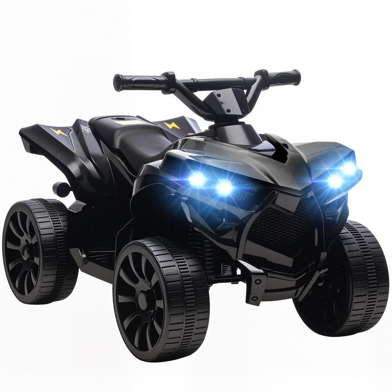 AIYAPLAY Kinder Quad Elektro 6V Kinderquad mit Vorwärts-, Rückwärtsfunktion, Musik, LED-Scheinwerfer, Kinderfahrzeug Elektro-Quad für Kinder von 3-6 Jahren