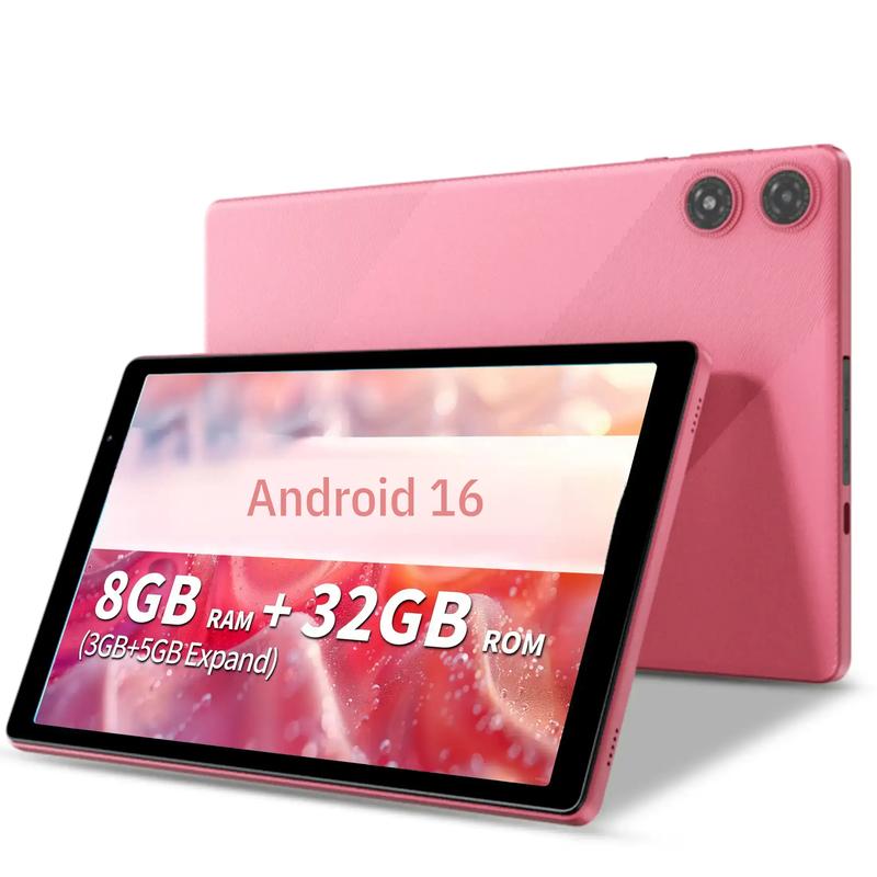 Android‑Tablet mit 10,1 Zoll, 8 GB RAM (3 GB + 5 GB virtueller Erweiterung), 32 GB interner Speicher, Penta‑Core‑Prozessor, Dualkamera, 6000 mAh Akku