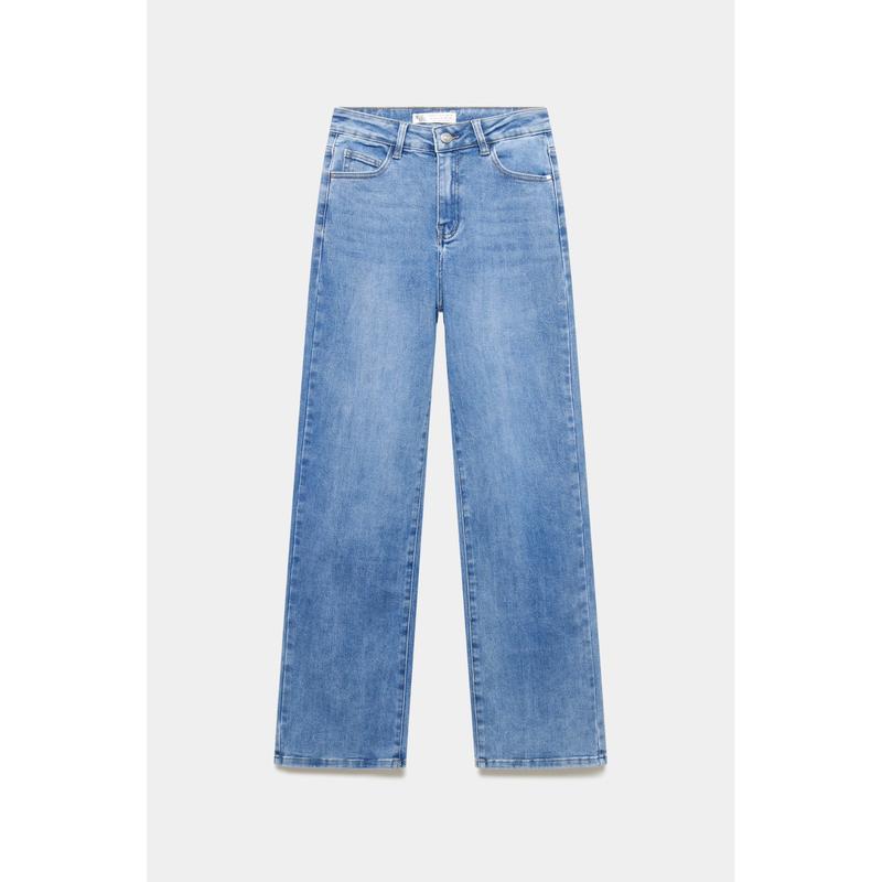 ARMONIAS Jeans Miss Flexible Damen – High Waist Stretch-Denim, gerades langes Bein, super elastisch, bequeme Alltagsjeans für jede Saison