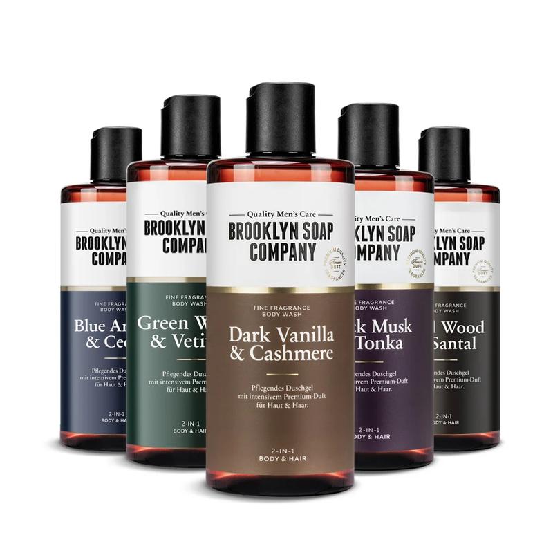 Brooklyn Soap Fine Fragrance Bundle - 5 Body Washes mit intensivem Duft