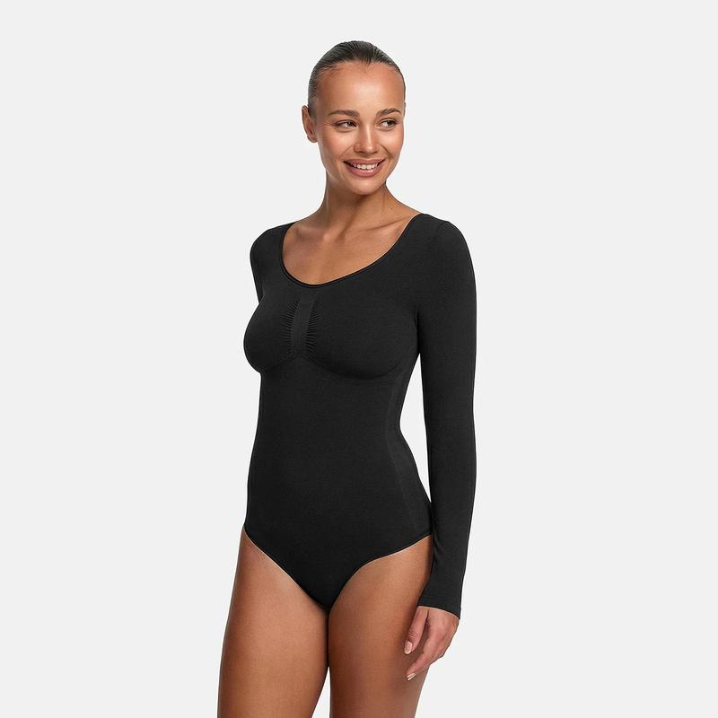 Cfab - Bodysuit Sculpting Shapewear Longsleeve mit Slip
