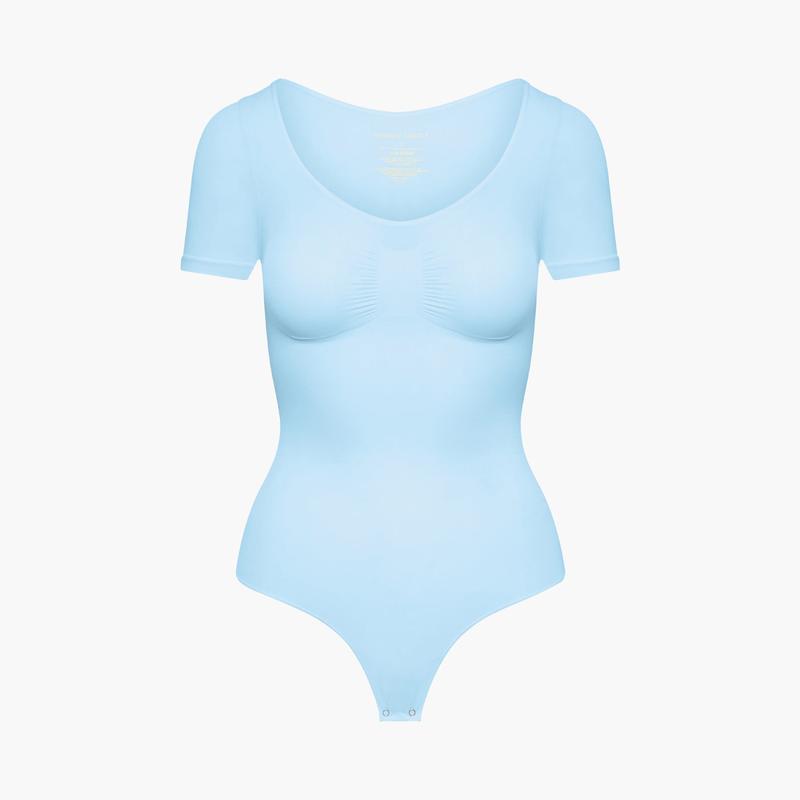 Cfab - T-Shirt Bodysuit Sculpting Shapewear mit String