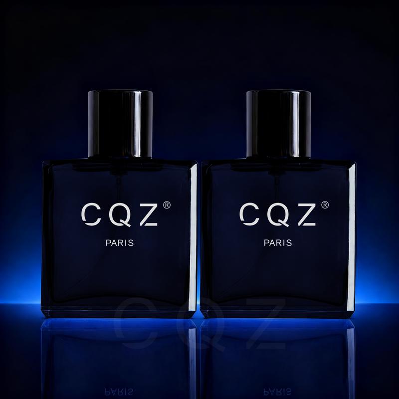 CQZ PARIS Herrenparfum 2er-Set 55ML*2 | Lang anhaltender EDP-Duft für Männer | Frisch-würziger Holzduft | Alltag, Dates & Geschenk für ihn