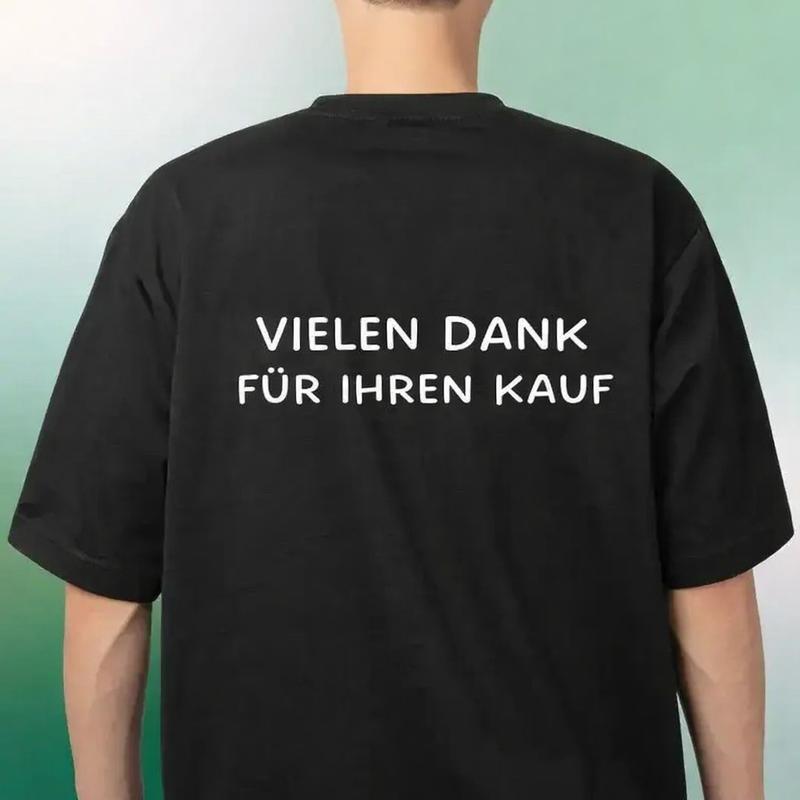 Dankeschön-T-Shirt, um sich bei den Kunden für den Kauf unserer T-Shirt-Produkte zu bedanken.