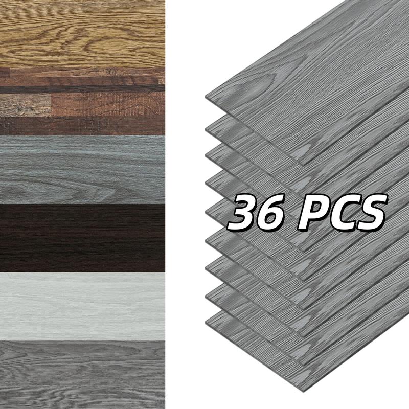 Dekorative selbstklebende PVC Aufkleber 36 Blätter 91,44 cm x 15,24 cm für Wand Möbel Fliesen 5m² natürliche Holzoptik vielseitig