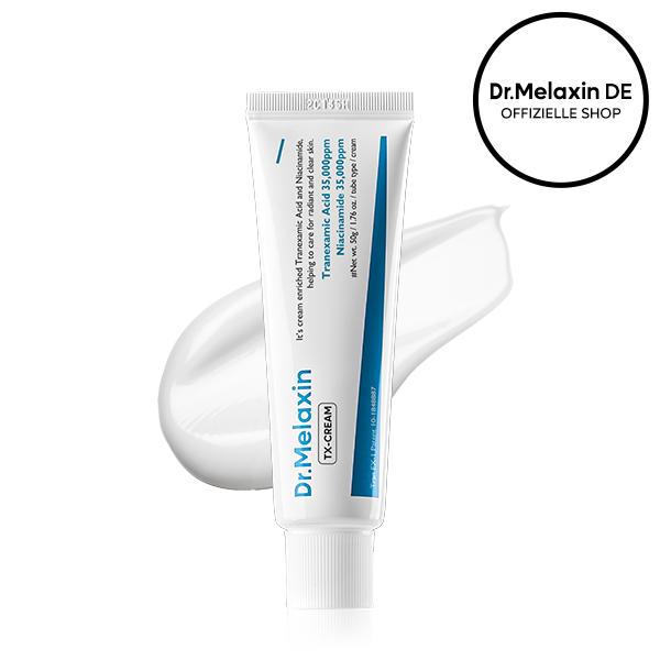 [Dr.Melaxin Offiziell] TX Creme 50 ml | Tranexamsäure & Niacinamid gegen Pigmentflecken & Hyperpigmentierung