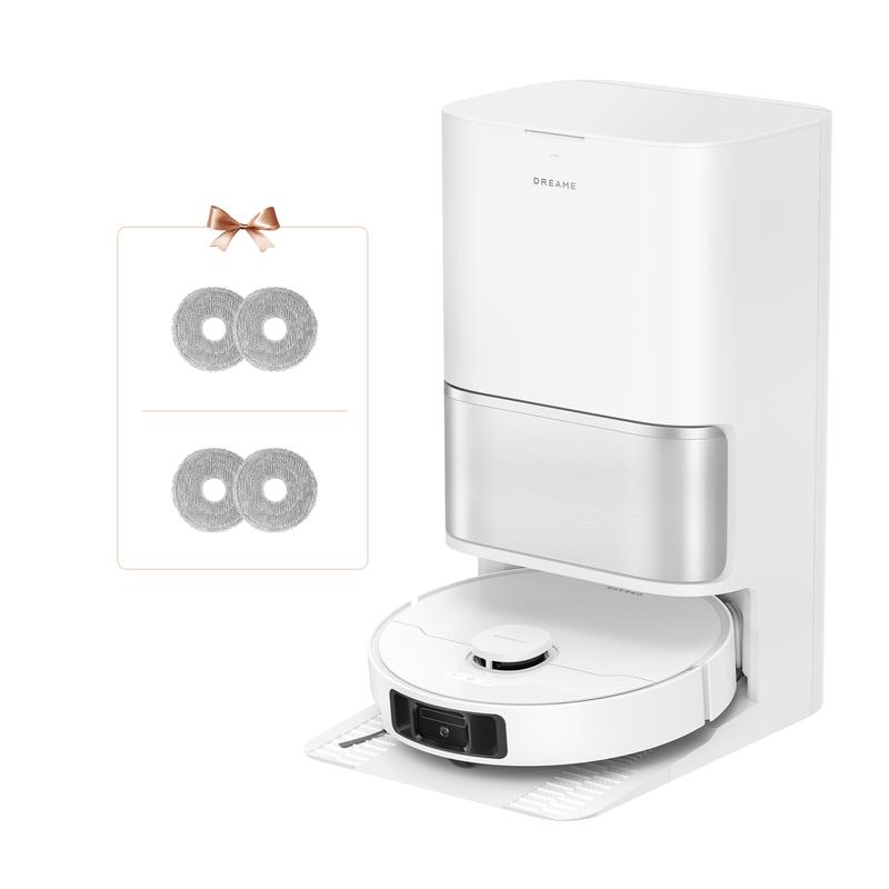 DREAME L10s Ultra Gen 3 Kit staubsauger mit wischfunktion mit einer Saugkraft von 25.000 Pa, Seitenbürste und Mopp ausfahrbar, selbstreinigende All-in-One-Dockingstation, Steuerung per App und Sprache