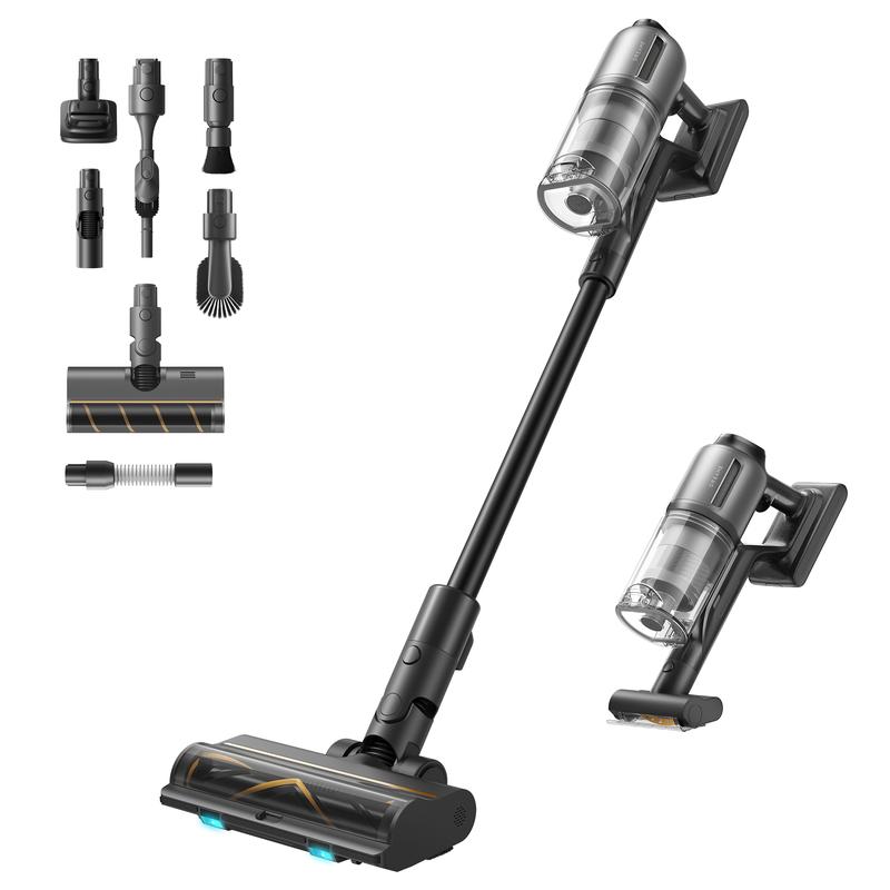 Dreame Z30 Akku-Staubsauger, Smart Stick für die Reinigung mehrerer Oberflächen, 310AW Absaugung mit zwei Bürsten, Entfilzungswerkzeug für Haustiere, lange Laufzeit, ideal für Hartböden