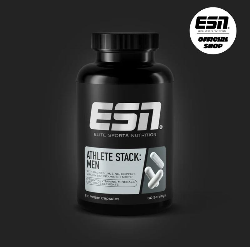 ESN Athlete Stack: Men Kapseln mit Vitaminen und Mineralstoffen 210er-Pack