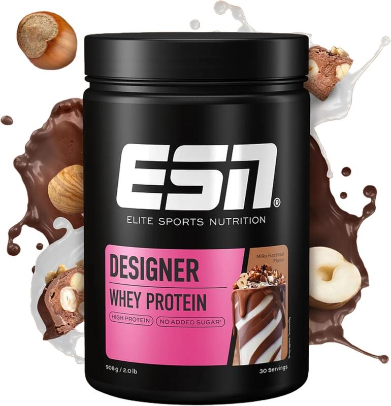ESN Designer Whey Protein Pulver – Eiweißpulver verschiedene Sorten – 420g, 908g & 2000g – Cremiger Proteinshake für Fitness & Alltag