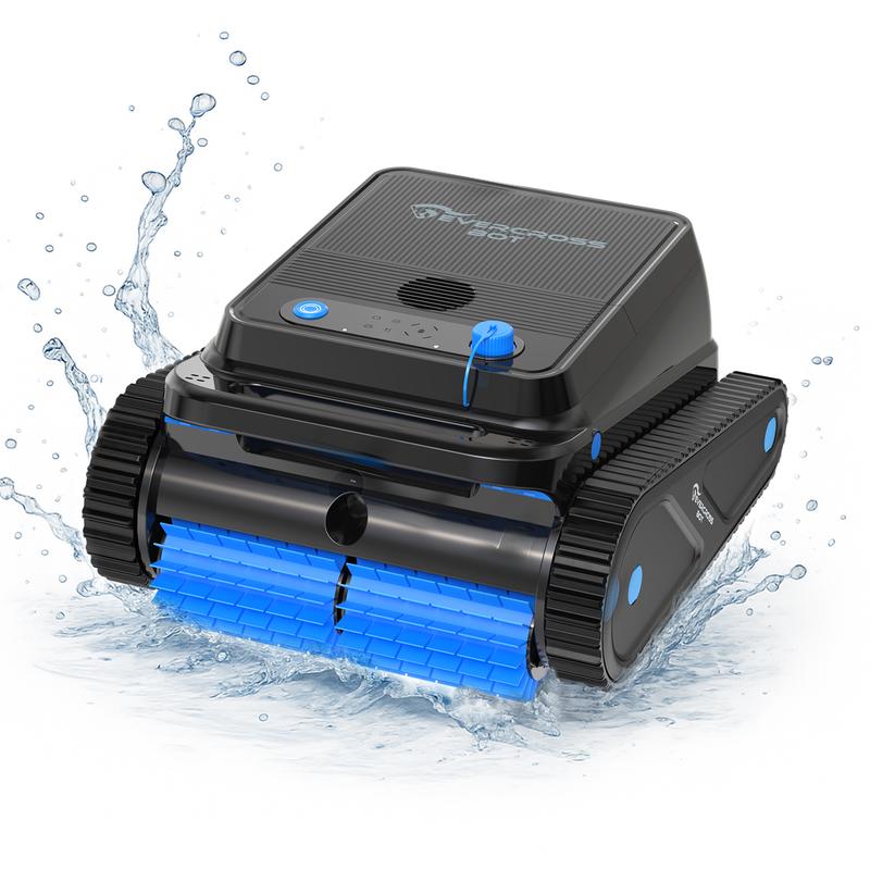 EVERCROSS BOT U8 Poolroboter für Boden und Wand - 120 Min Akkulaufzeit - 200 m² Reinigungsfläche - Intelligenter Navigation - Selbsteinparkfunktion