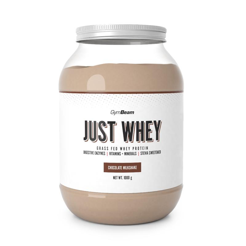 GymBeam - Just Whey Protein – Grasgefüttert – Mehrkomponentig mit Vitaminen, Mineralstoffen und Verdauungsenzymen