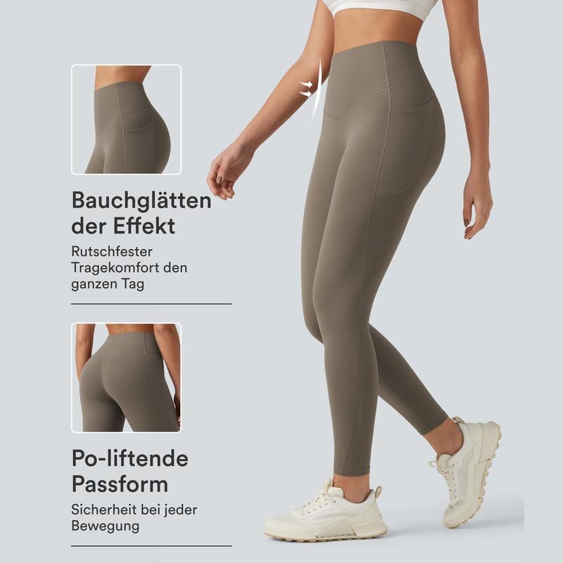 Halara UltraSculpt™ - Formende Workout-Leggings mit hohem Bund, Seitentaschen und Bauchkontrolle