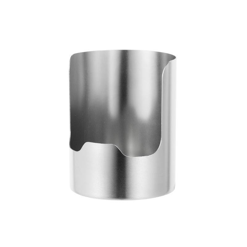Halterung für Löffel und Deckel aus Edelstahl 304, vertikaler Einbaurahmen für Küchenutensilien, Aufbewahrungshalter für Löffel mit Abtropfsieb für chinesische Fondue