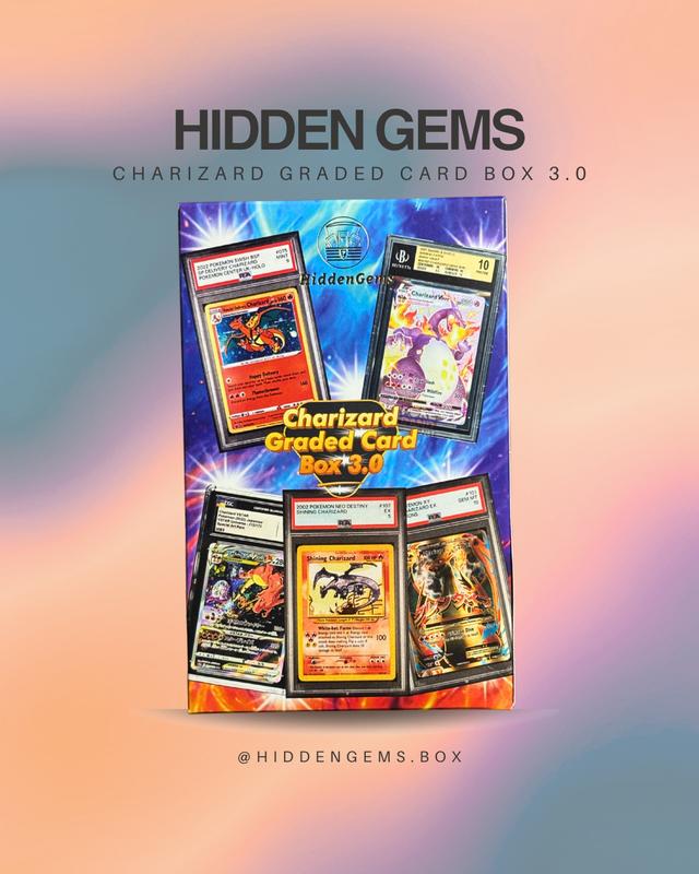 HiddenGems® Pokémon Graded Charizard Box 3.0 - Mystery Box