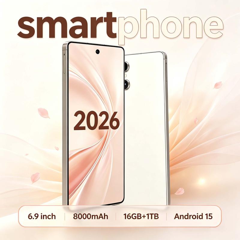 Hochwertiges Smartphone S26 ULTRA 5G 5G mit üppigem 16GB+1TB Speicher, langlebigem 8000mAh Akku und praktischem eingebautem AI-Stift für den täglichen Gebrauch