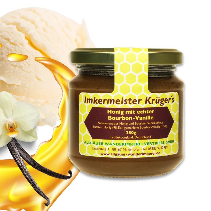 Honig mit Bourbon-Vanille 250g