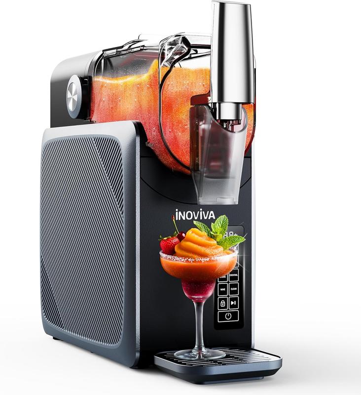 Inoviva Slush Maschine 2L – Trendige Sommerdrinks & Slushies ohne Eis ️ | Perfekt für BBQs, Poolpartys, Margaritas & Frappés | 5 Programme & Easy Clean