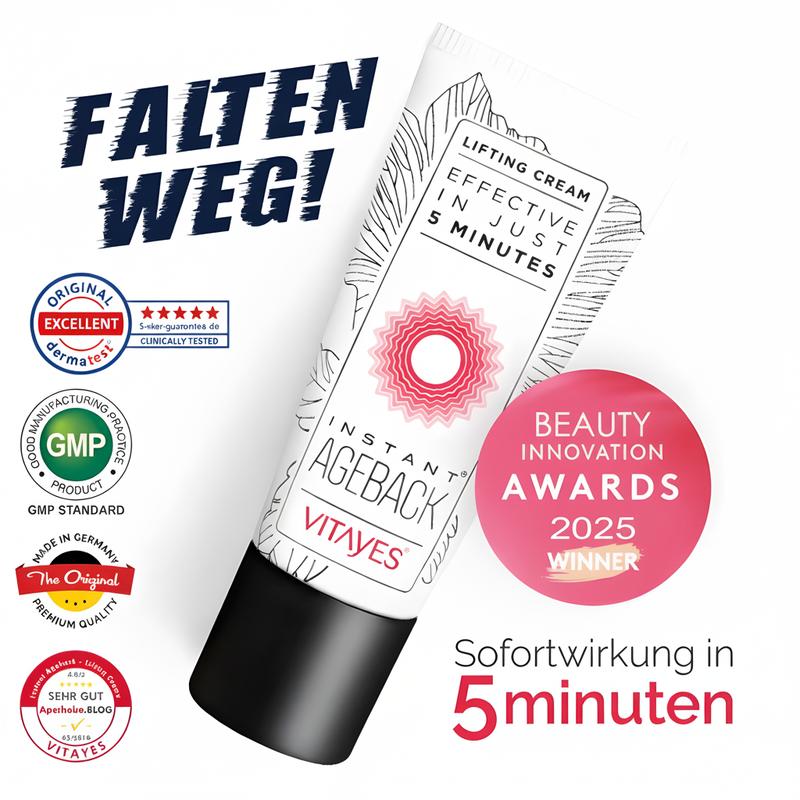 Instant Ageback - Lifting-Creme gegen Tränensäcke und Falten - klinisch bestätigt 20 ml