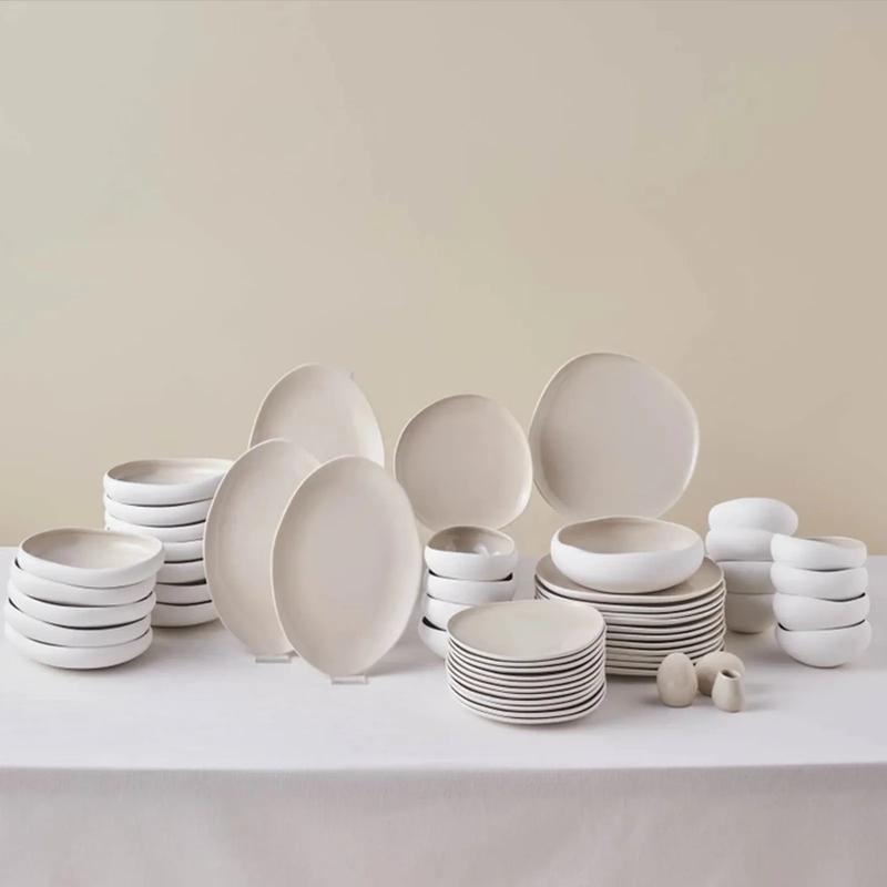 Karaca Earth Collection Cupid 55-teiliges 12-Personen-Geschirrset