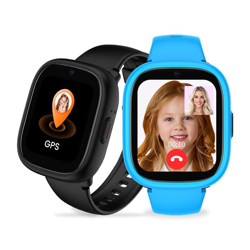 LAGENIO K3 Smartwatch mit GPS und Telefonfunktion, 1,7" HD 4G-Smartwatch, Videoanrufe, WLAN, SOS-Taste, Schulmodus, IP68, wasserdicht, Umfassende elterliche Kontrolle, keine Social-Media-Apps