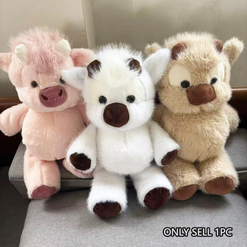 Laufendes Highland-Kuh-Plüschspielzeug, weiches, flauschiges Stofftier – perfekt als Geschenk zum Geburtstag für Kinder, zum Valentinstag, zum Muttertag und zum Absolvieren sowie zur Hochzeit #TOP PICKS