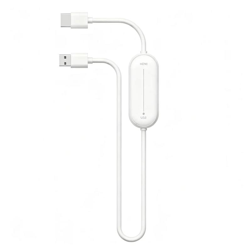 Lemorele P1000 kabelloser HDMI-Sender und -Empfänger, Plug-and-Play-Bildschirmspiegelungsadapter für Fernseher, Synchronisation von Video und Audio in Full HD, kein WLAN oder Bluetooth erforderlich, Streaming-Zubehör für unterwegs