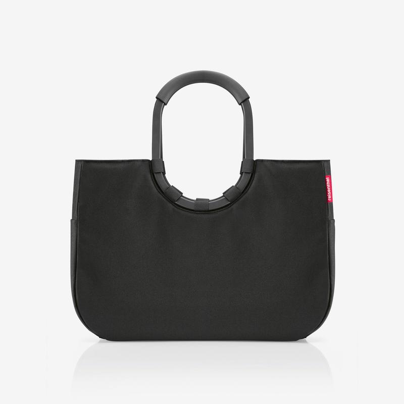 loopshopper L frame black/black - Großer Shopper von reisenthel