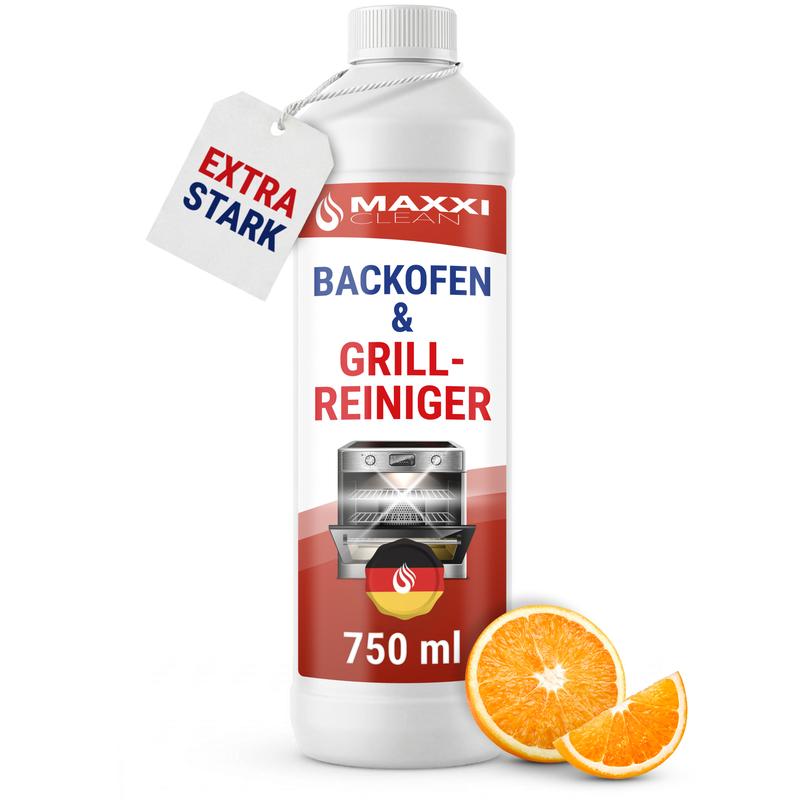 Maxxi Clean Backofen & Grillreiniger Gel 750ml Stark Fettlöser Ohne Schrubben