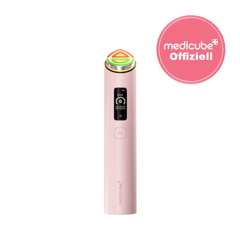 [medicube Offiziell] Booster Pro X2 | 7-in-1 Glow Beauty Gerät | 2X Pflege für Glow, Poren, Hautdefinition & Ausstrahlung | Individuelle Dual- & Blattmasken-Boost-Modi | Koreanisches Hautpflegegerät | Rosa