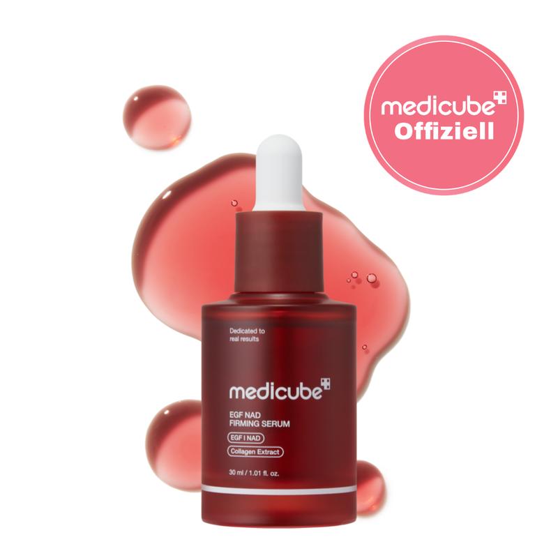 [medicube Offizieller Shop] NAD+ EGF Firming Serum | Serum mit NAD+, EGF & Kollagenextrakt | Pflege für das Erscheinungsbild feiner Linien & für ein elastisch und straff wirkendes Hautbild | Korean Skincare | K-Beauty (30 ml)