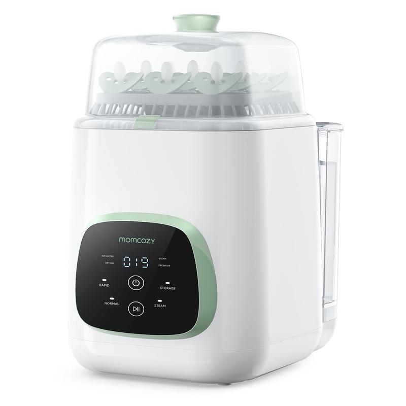 Momcozy-KleanPal Pro Babyflaschenwaschmaschine, Sterilisator und Trockner, All-in-One-Reinigungsmaschine für Flaschen, Pumpenteile und Babyutensilien, zeitsparende und mühelose Pflege