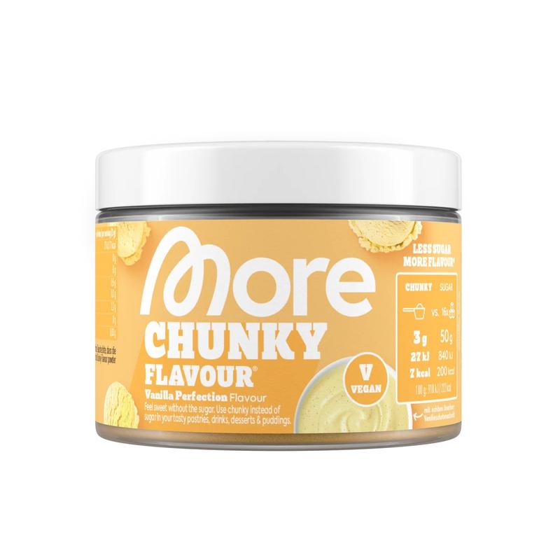 More Nutrition Chunky Flavour - Geschmackspulver mit wenigen Kalorien zum Süßen & Zuckersparen
