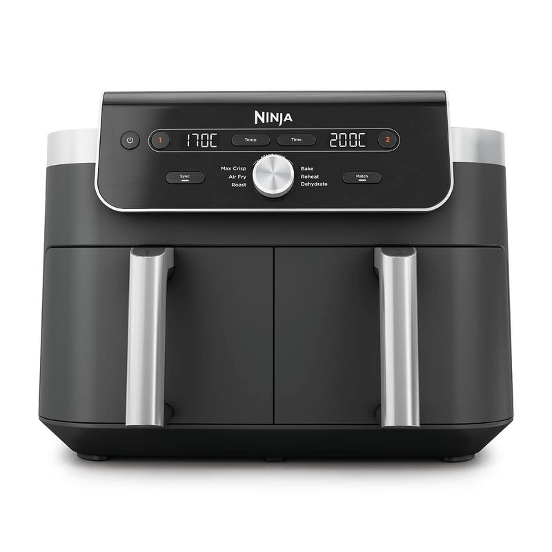 Ninja DualZone XL-Heißluftfritteuse mit 9,5 l Fassungsvermögen und 2 Schubladen