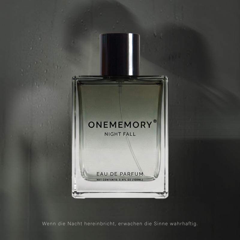 ONEMEMORY Night Fall Fragrance – Ein exklusiver, langanhaltender Duft, der Ihren einzigartigen Charme unterstreicht; mit würzigen, holzigen Noten – perfekt für Dates, einen Abend ausgehend oder als besonderes Geschenk (100 ml).