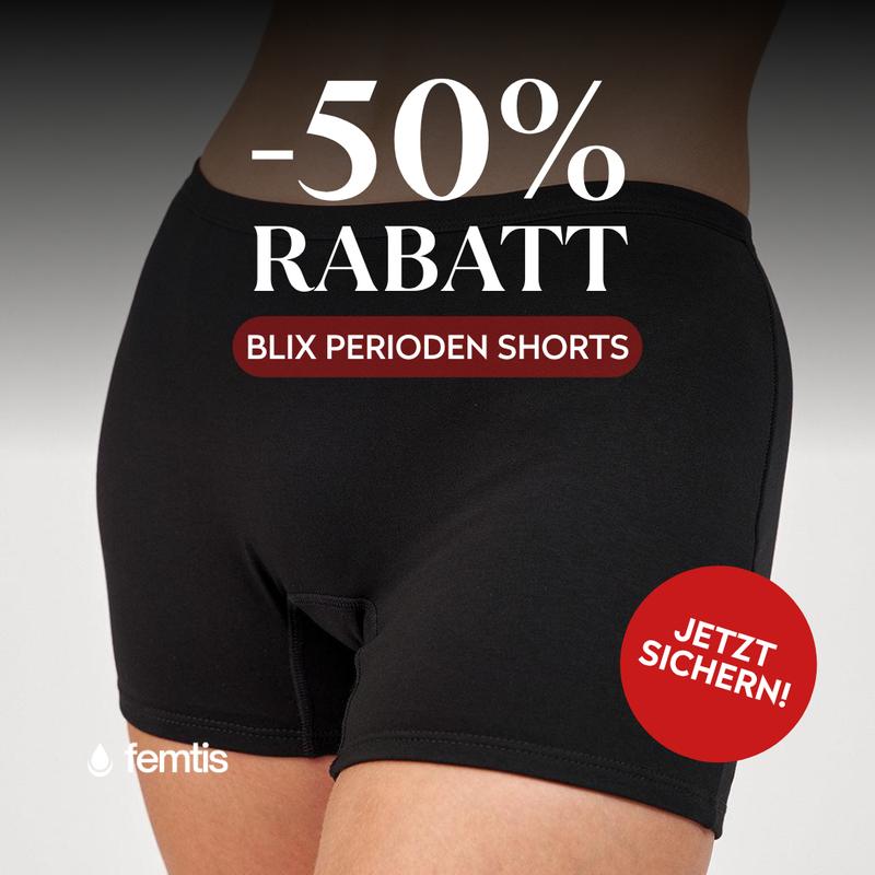 Perioden Shorts - BLIX - schwarz