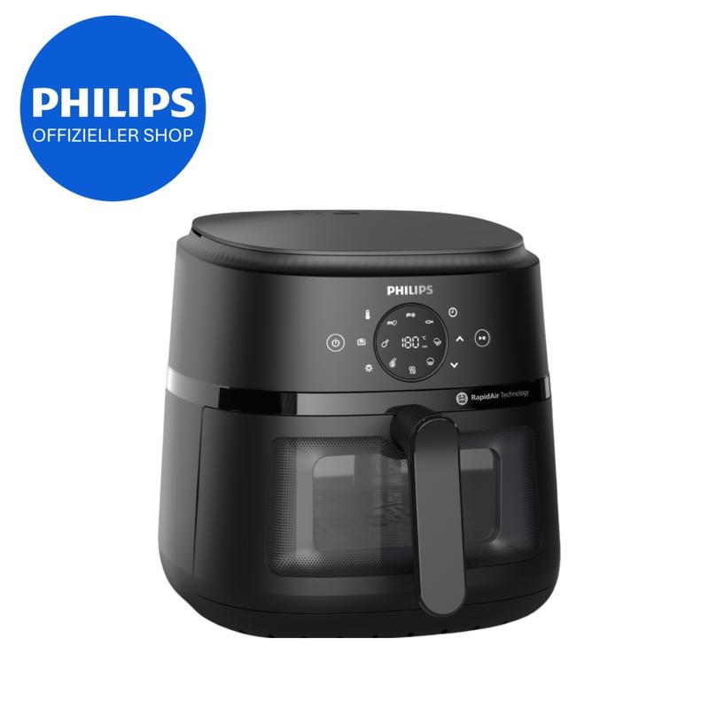 Philips Airfryer 2000 Series, 13 Einstellungen, 6,2 l, schwarz (NA230/00)
