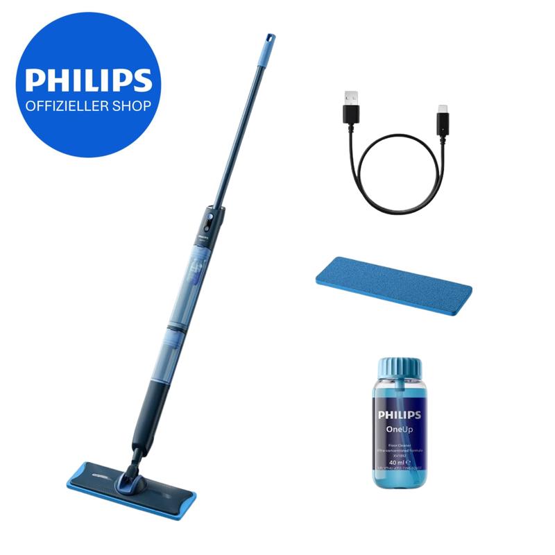 Philips OneUp 5000 Series elektrischer Wischmopp für harte und empfindliche Böden, 360°-Drehgelenk (XV5113/01)