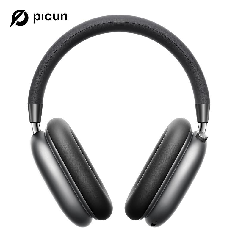 Picun F5 kabellose Kopfhörer, Bluetooth 5.4 mit geringer Latenz, 35 dB Geräuschunterdrückung, elektronische Verbindung, Hi‑Fi‑Audio‑Verbindung, Headset und Mikrofon für Android/PC/iOS