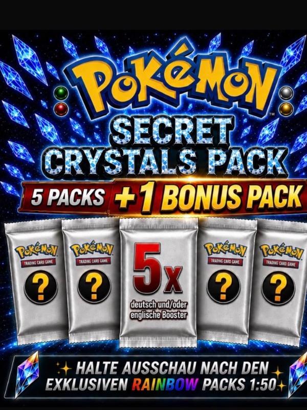Pokemon Secret Crystals Pack
