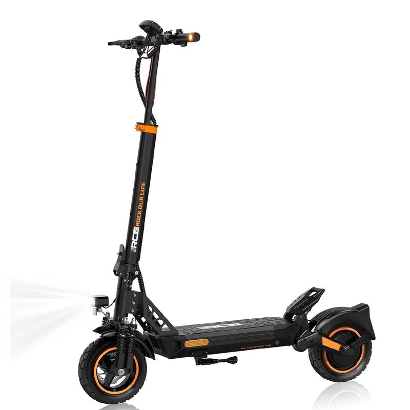 RCB D5/D5PRO mit NFC und Blinkern Elektrischer Roller für Erwachsene 500 W Tip 1600 48 V Akku 20-27 Ah 10 Zoll Reifen ABE Zulassung 80-130 KM Reichweite 26% Steigung Sicherheit Komfort Faltbar und Platzsparend