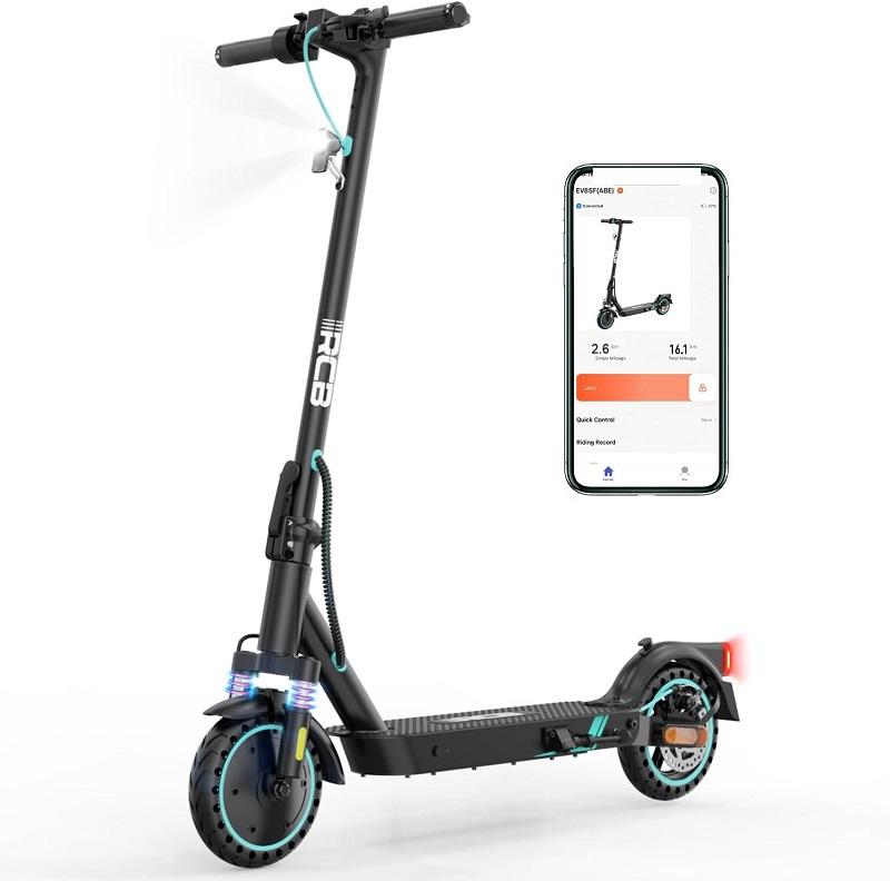 RCB EV85F E-Scooter mit ABE Straßenzulassung 400W Leistung 30km Reichweite intelligente App-Steuerung Lithium-Ionen-Akku 7800mAh