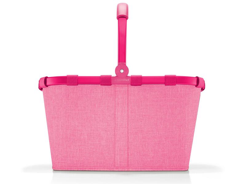 Reisenthel Carrybag Frame Twist Pink - 22 Liter, stabiler Aluminiumrahmen, wasserabweisend, 100% recyceltes Polyestergewebe, ideal für Einkäufe und Ausflüge